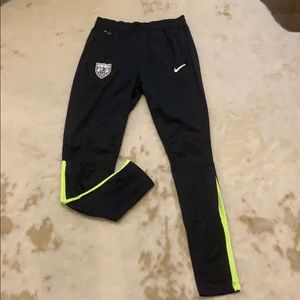 Black soccer joggers